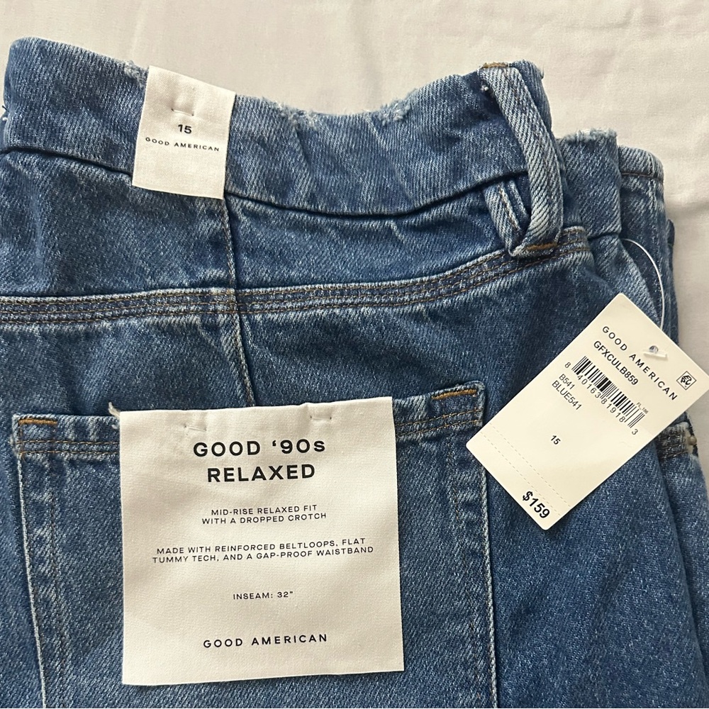 Good American '90s Relaxed Denim Jeans